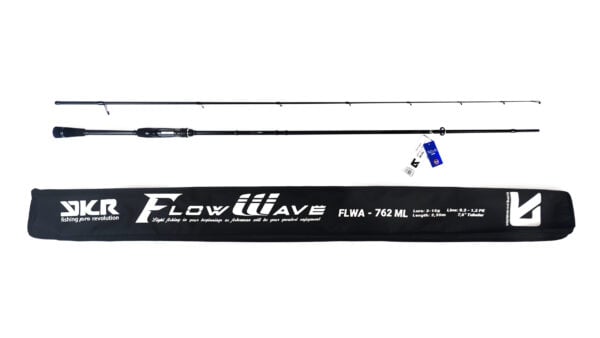 Fishing rod and cover, Flow Wave model