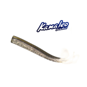 Kamaleo sandeel fishing lure, shimmering silver design.