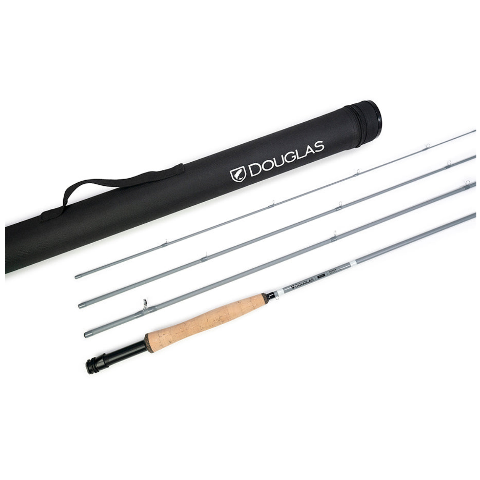 Douglas fly fishing rod with case