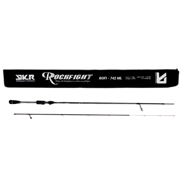 Fishing rod with protective case, Rockfight ROFI-742 ML.